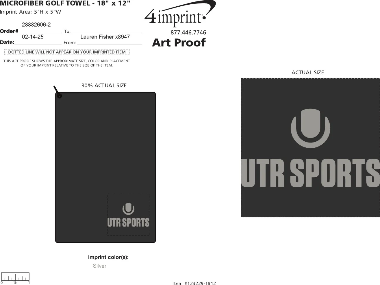 UTR Sports Microfiber Tennis Towel - Image 2
